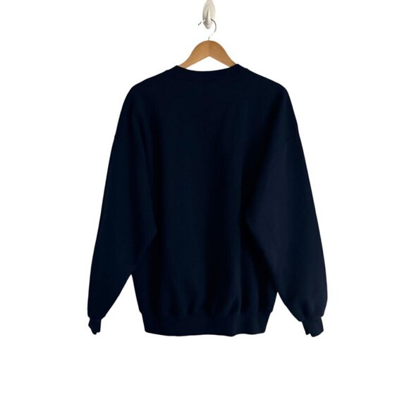 Vintage 2001 Chicago Novelty Crewneck Sweatshirt Womens Size 2X Navy Slouchy Mom - Picture 5 of 5